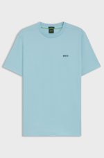 Camiseta de algodón elástico con detalle de logo - Image 5