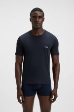 Paquete de tres camisetas de algodón con logo bordado - Image 3