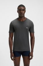 Paquete de tres camisetas de algodón con logo bordado - Image 5