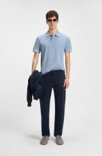 Polo de piqué de algodón con logo estampado - Image 3