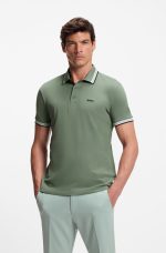Polo Paddy de piqué de algodón