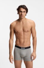 Paquete de tres calzoncillos bóxer en algodón elástico - Image 2