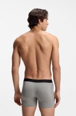 Paquete de tres calzoncillos bóxer en algodón elástico - Image 3