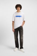 Camiseta para todos los géneros con logo estampado difuminado - Image 3