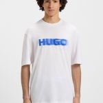 Camiseta para todos los géneros con logo estampado difuminado