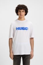 Camiseta para todos los géneros con logo estampado difuminado