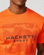 Camiseta de hombre de algodón con logo de camuflaje estampado - Image 4